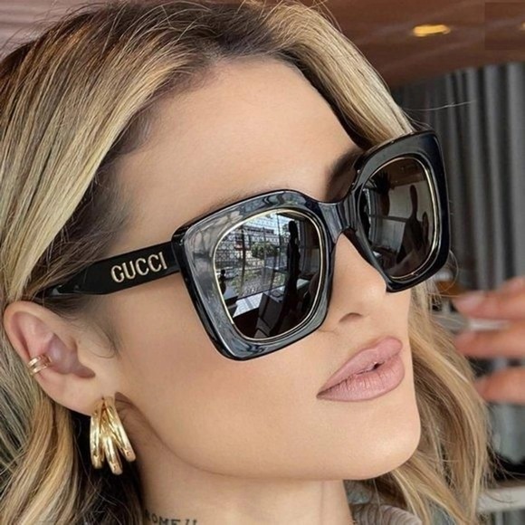 New Authentic Gucci GG1151S 002 51 Grey Violet Sunglasses - Picture 2 of 14